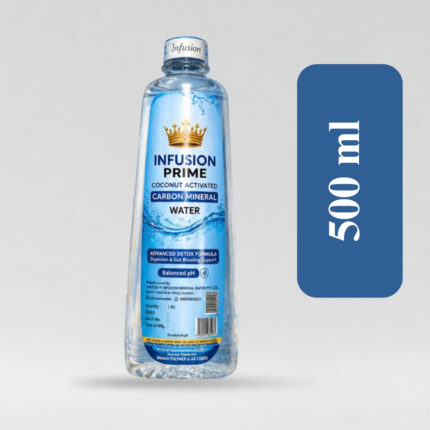 Infusion prime Coconut Activated Carbon Water (500ml) [Set of 6 Bottles]